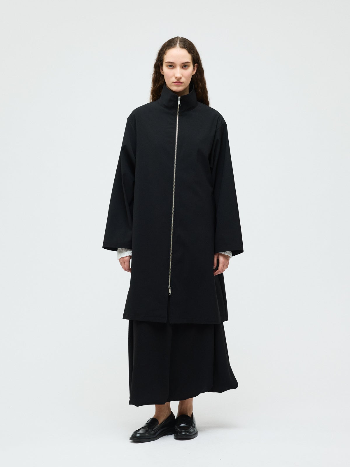mizuiro ind ハイネックジップコート｜ MARcourt ONLINE STORE