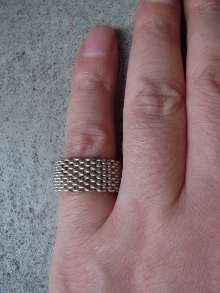 Tiffany&Co.（ティファニー） シルバーチェーンリング 7〜8号 - margin