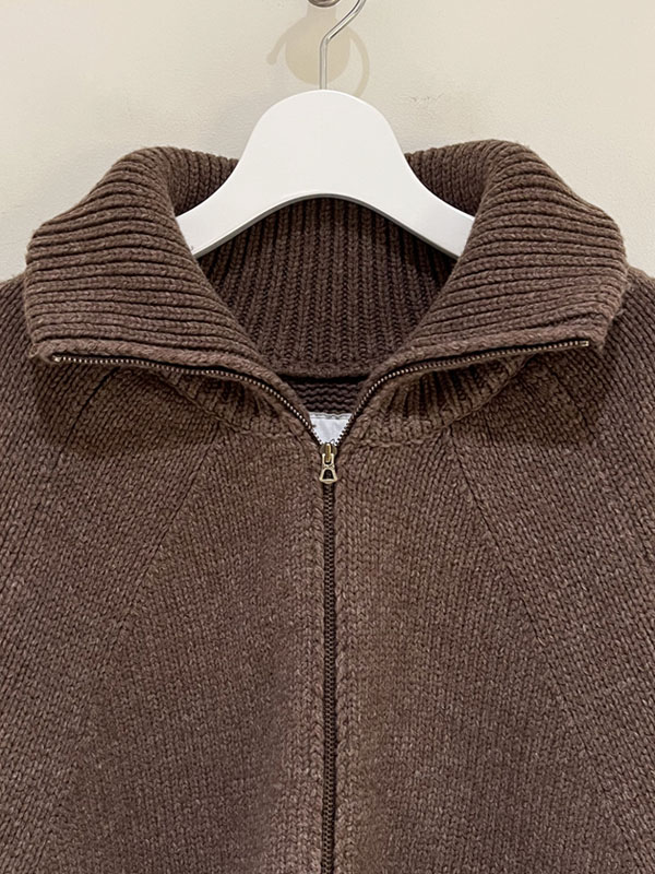 ANCELLM（アンセルム） Short Length Half-zip Knit（ショートレングス