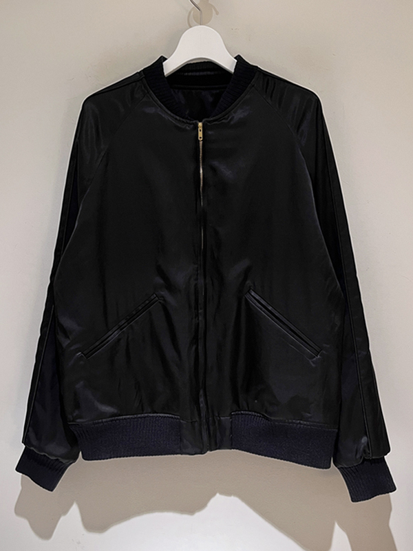UNUSED（アンユーズド） Reversible Rayon Satin Blouson