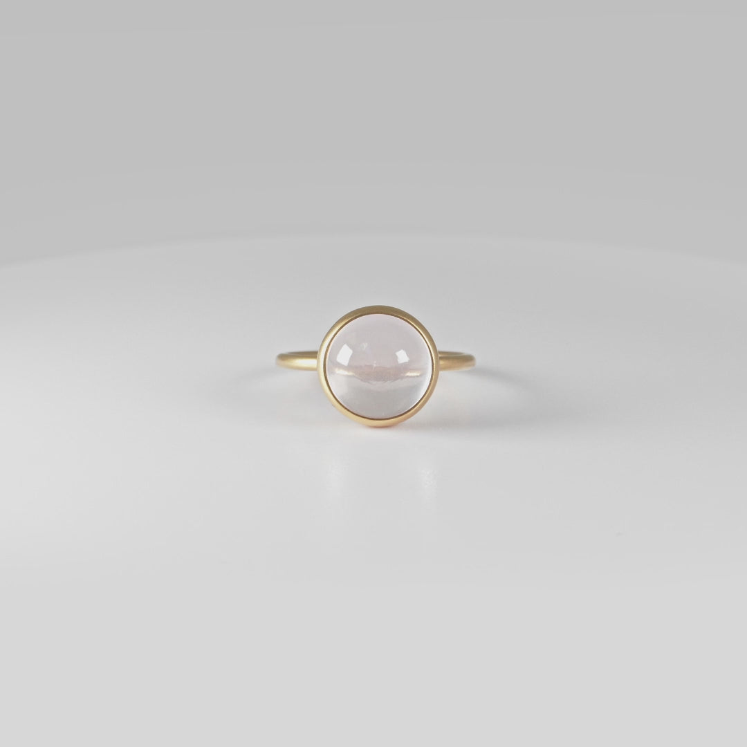 MARIHA(マリハ) Earth Drops リングローズクォーツ (着用感約13号) K18