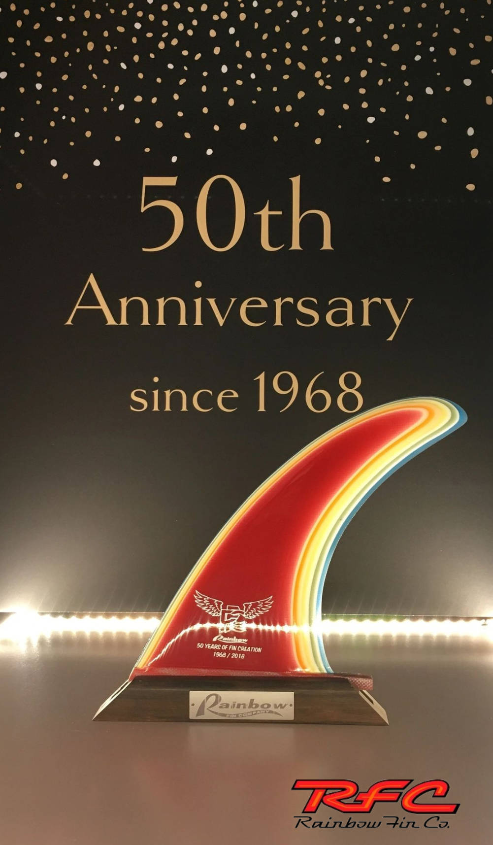 韋*天様 本日最終値 RFC レインボーフィン 7インチ センターフィン