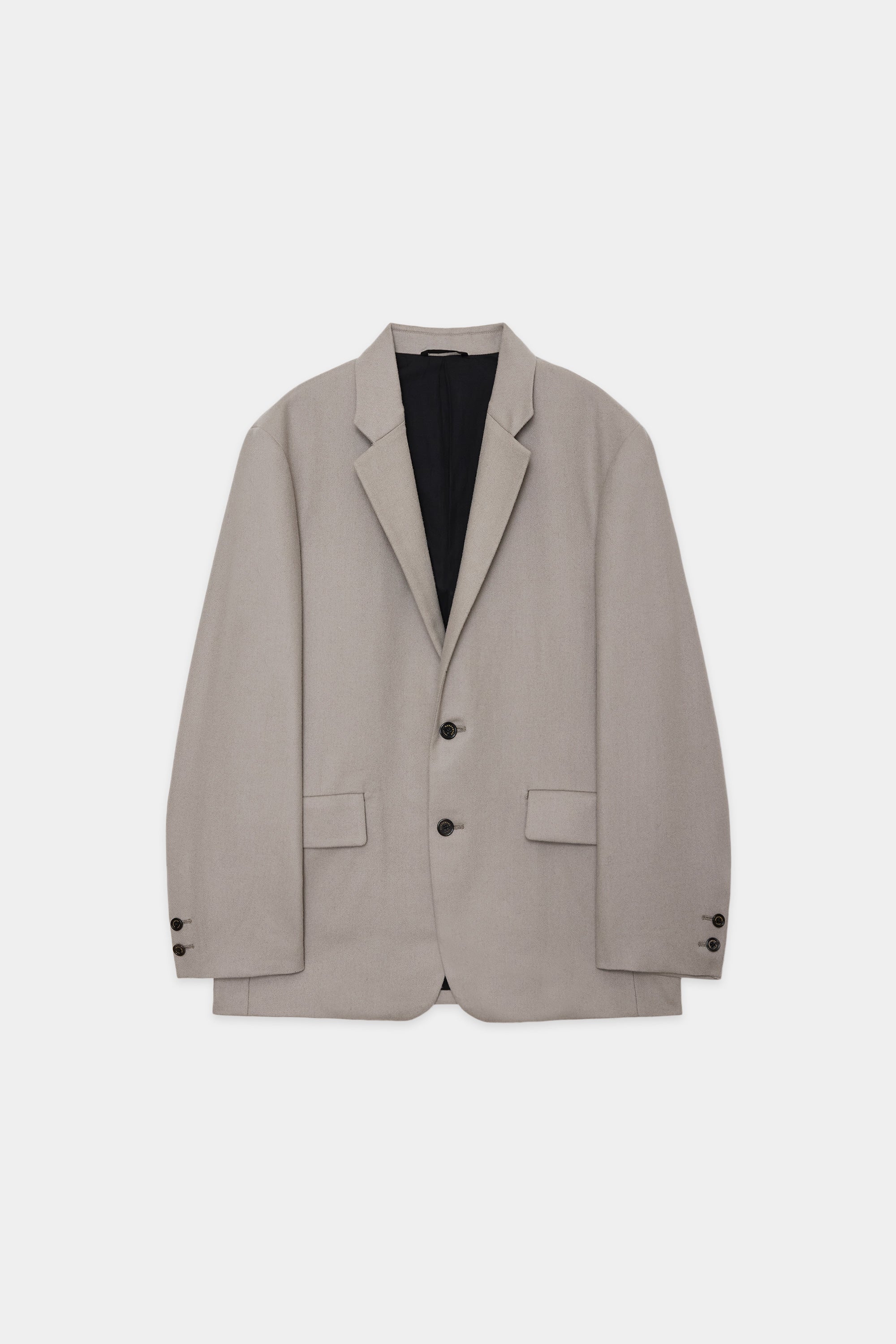 1/14 オーガニックウールフランネル / スポーツコート, Gray – MARKAWARE