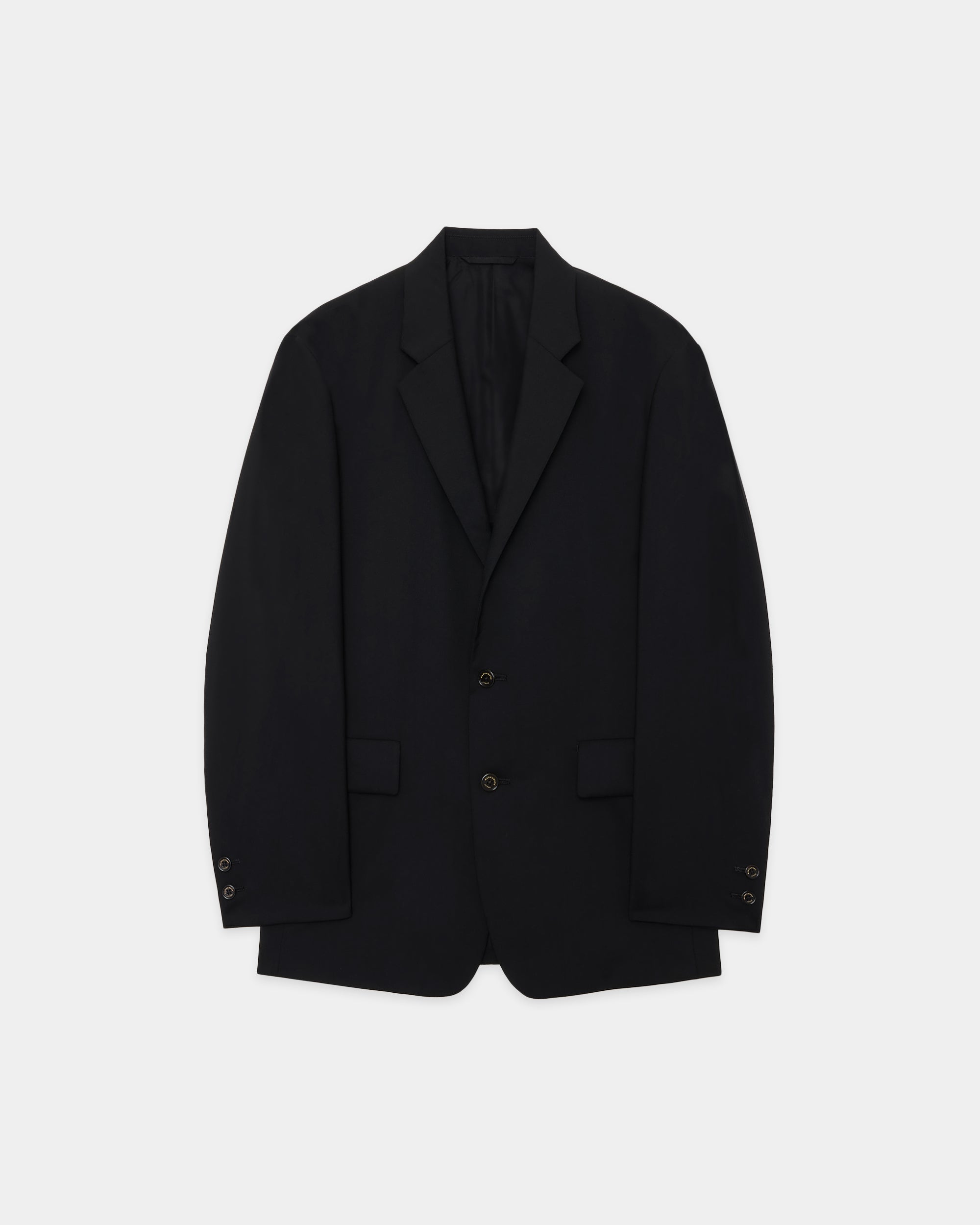 オーガニックウール2/80トロピカル / スポーツコート, Black – MARKAWARE