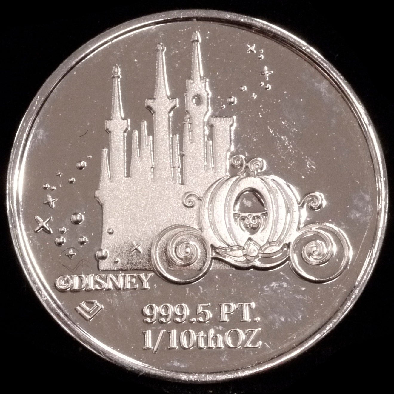 ディズニー 1/10ozプラチナメダル シンデレラ｜コイン｜NJ BUYER'S
