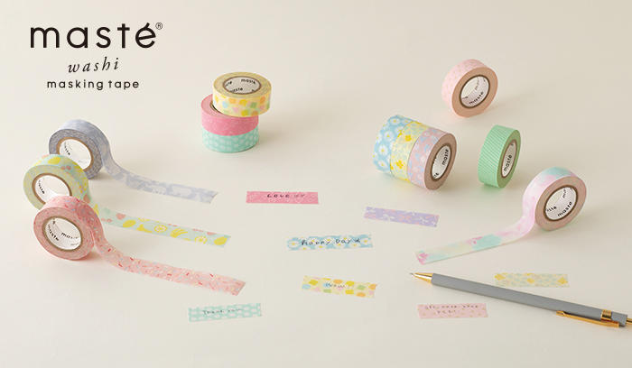 MARK'S ||| 「水性ペンで書けるマスキングテープ・デザインシリーズ