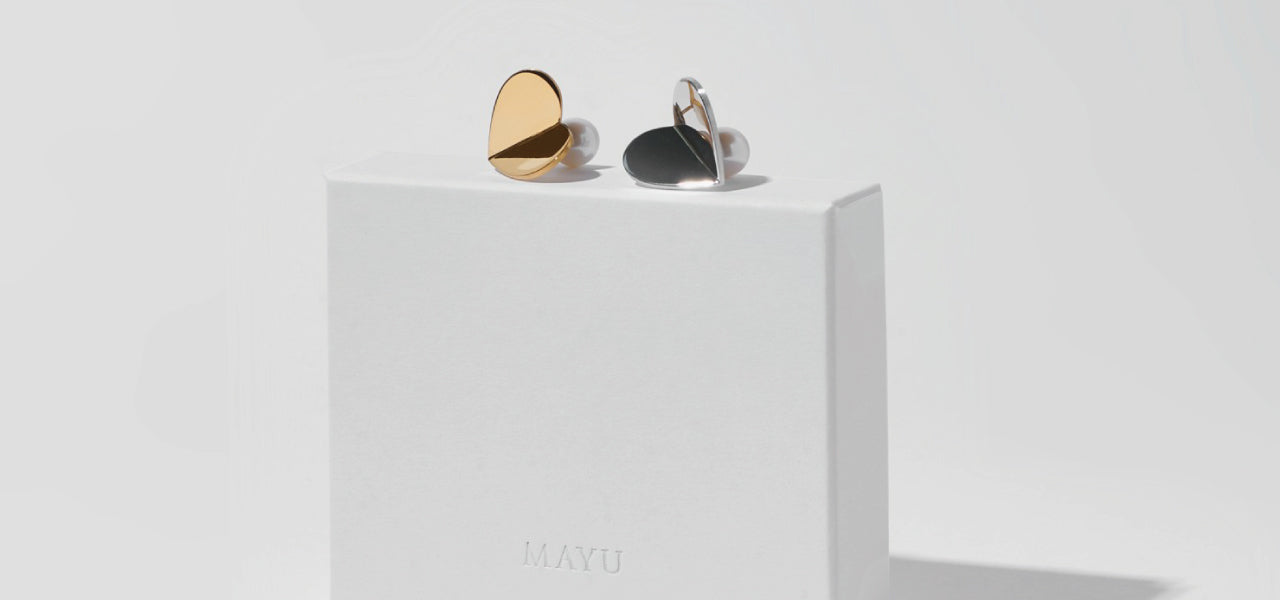 Tiny heart pierce (silver) – MAYU online store