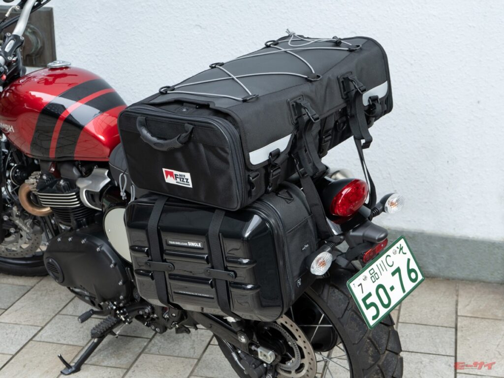 大容量でも安定感があるからキャンプ用バッグNo.1 MOTO FIZZ「キャンプ