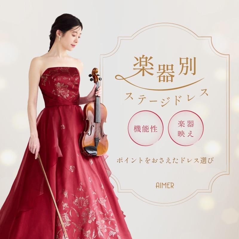 楽器別おすすめピックアップドレス｜Aimer（エメ）