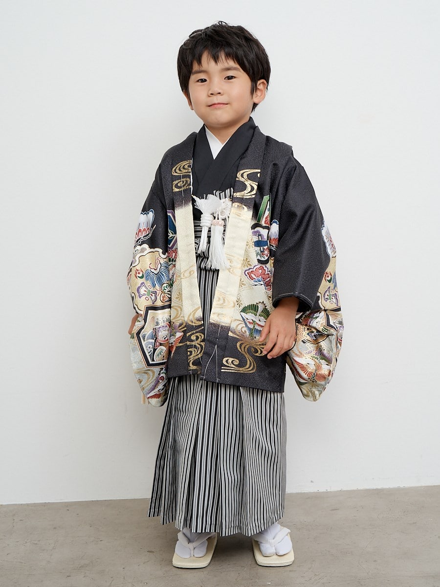 七五三 5歳 男の子 110 ウィリアムモリス ストロベリーシーフ 難あり
