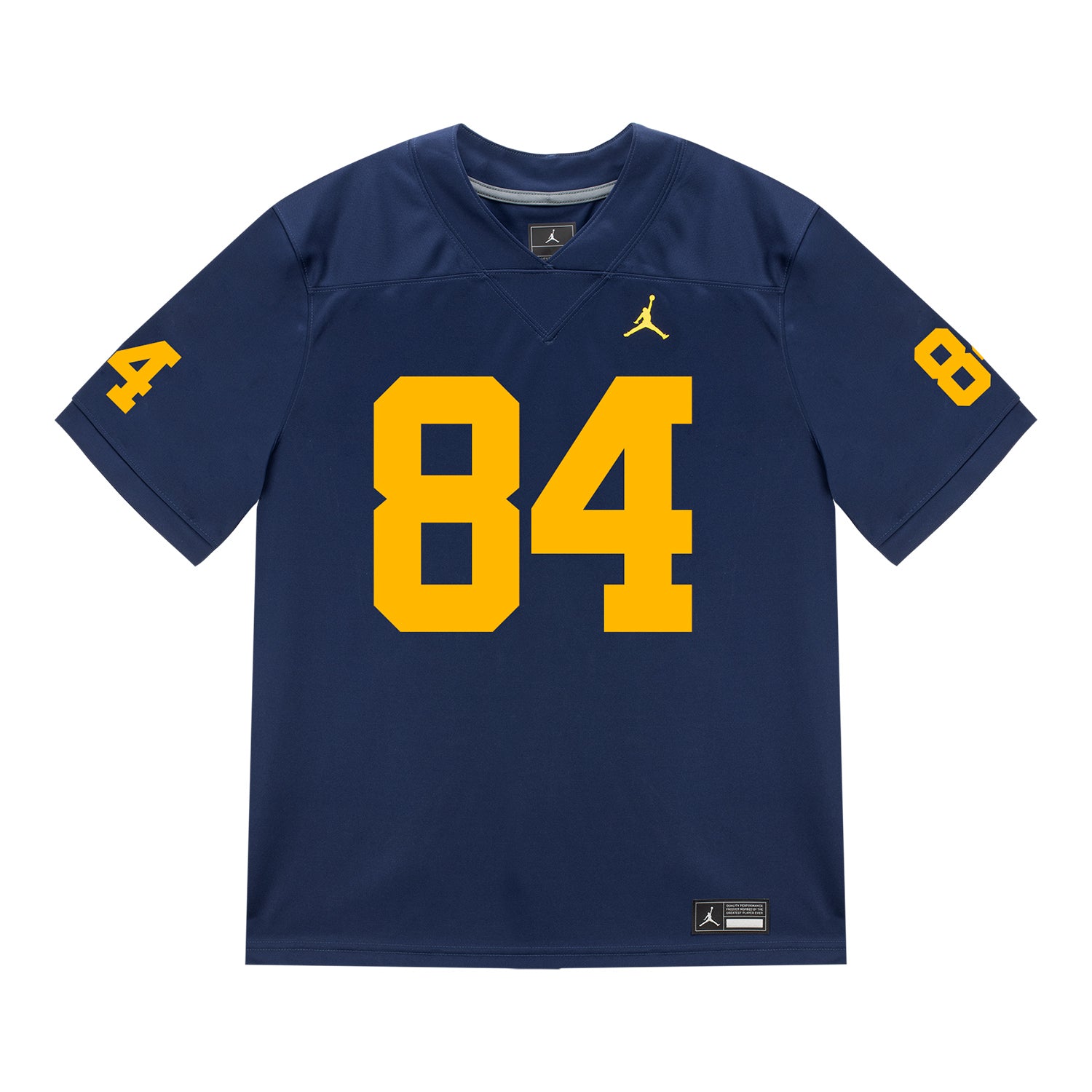 Michigan Wolverines #84 Jacob Washington Student Athlete Blue