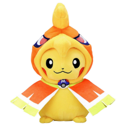 ポケモンセンターオリジナル ぬいぐるみ ホウオウポンチョのピカチュウ