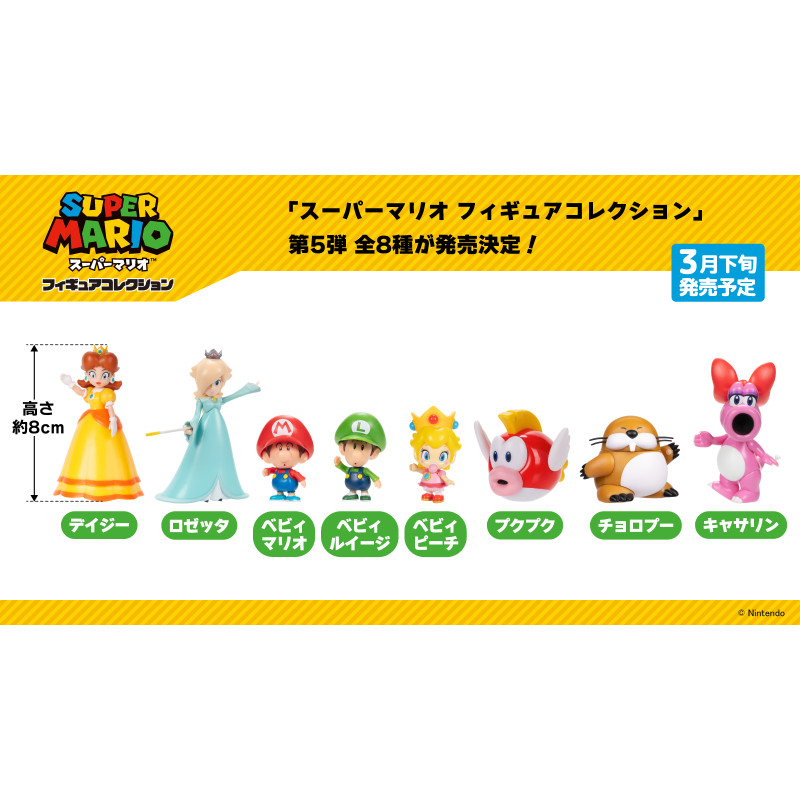 新商品情報】スーパーマリオのキャラクターたちがフィギュアになった