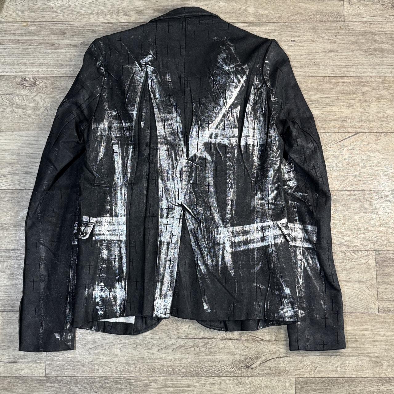 H.naoto sixh black and white blazer This is | Depop