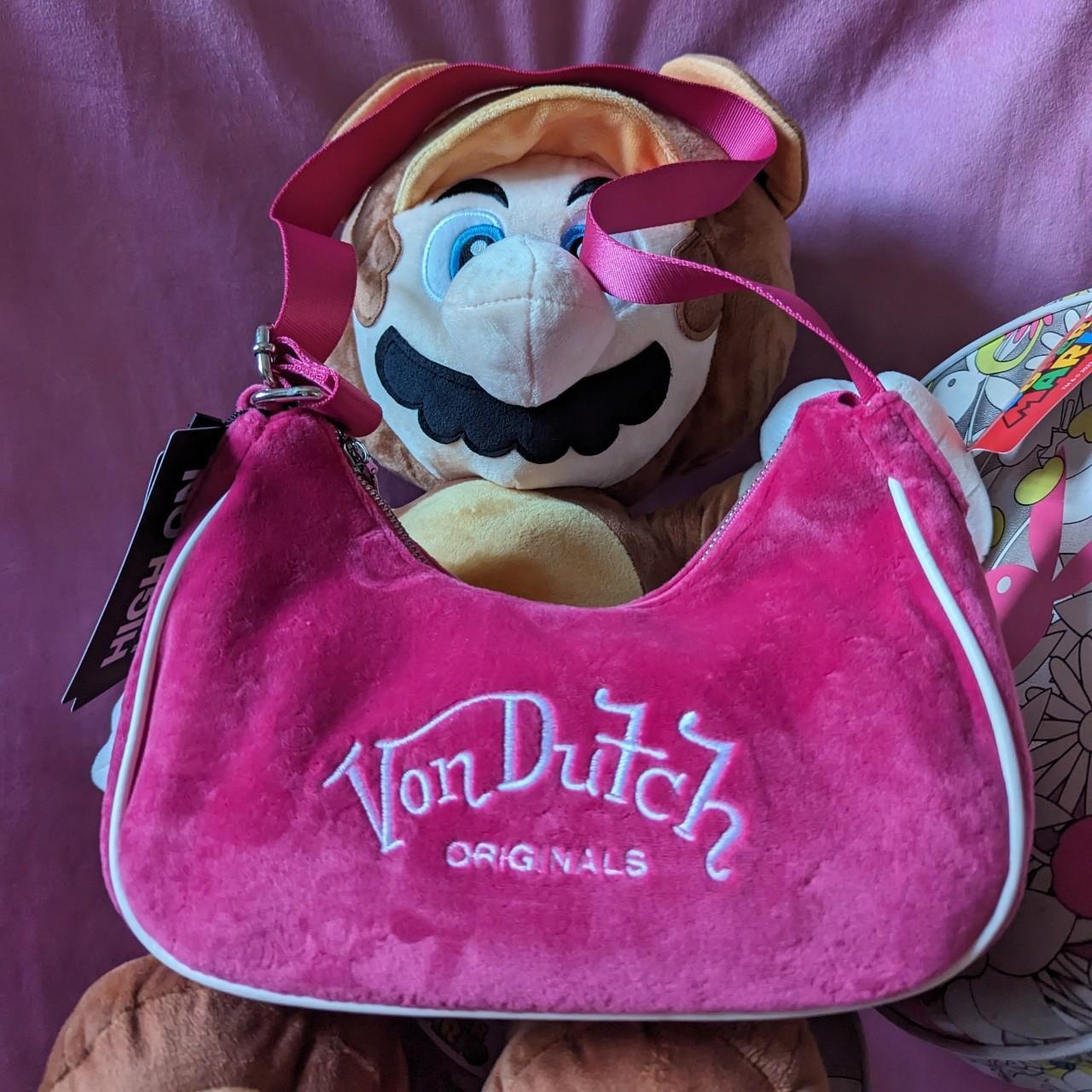 ☆ von dutch ☆ボンダッチ ボストンバッグ ピンク Y2K Von Dutch