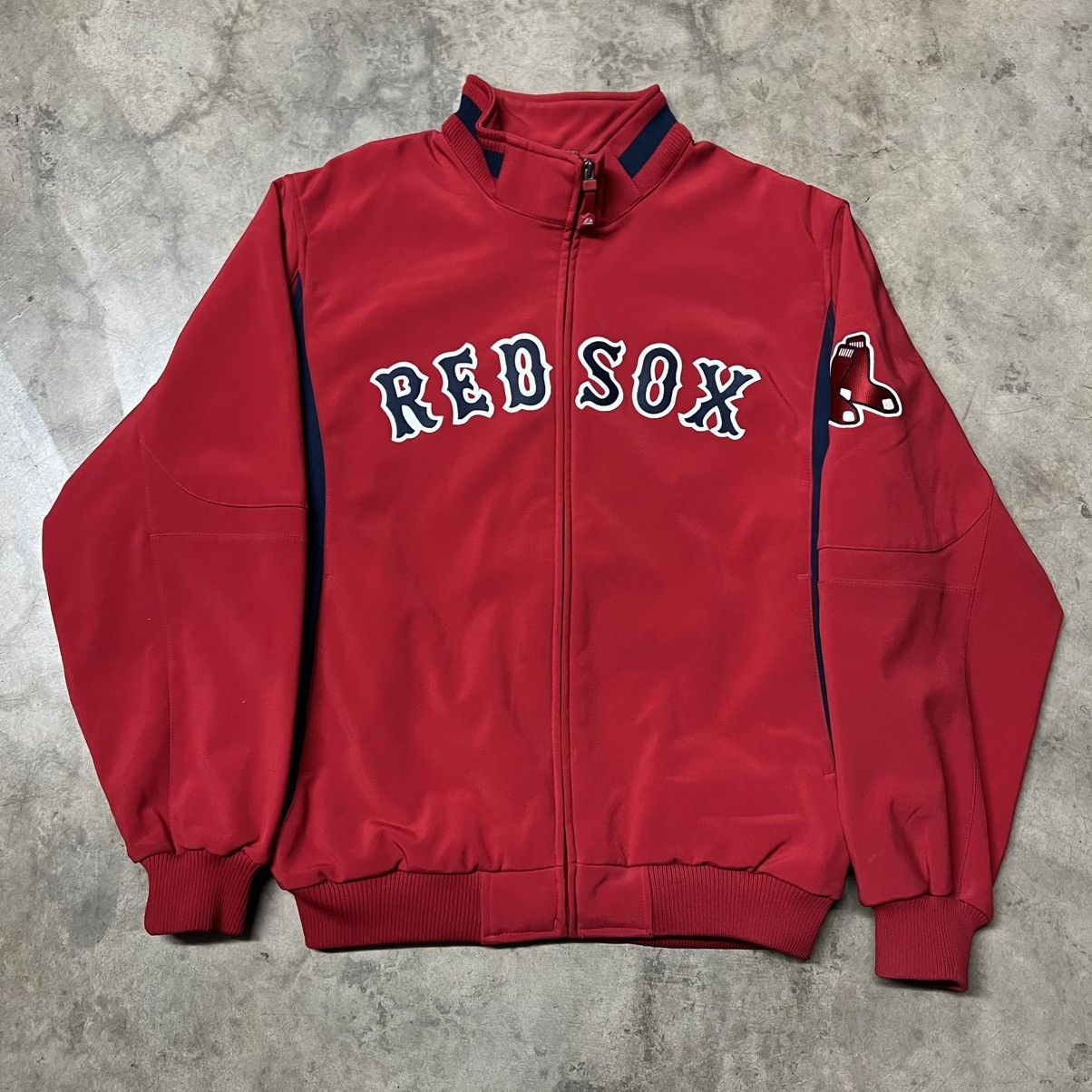 Sox ウォームアップジャケット 2XL Majestic Red Boston