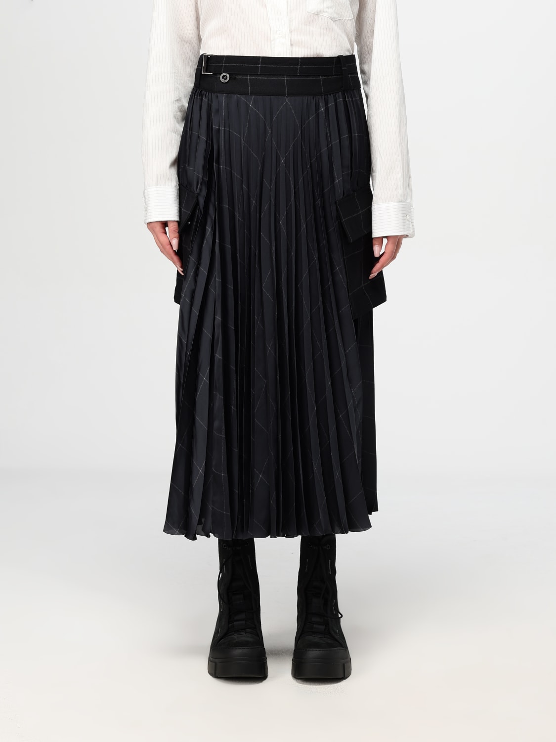 Sacai アウトレット: スカート レディース - ブラック | 2407573
