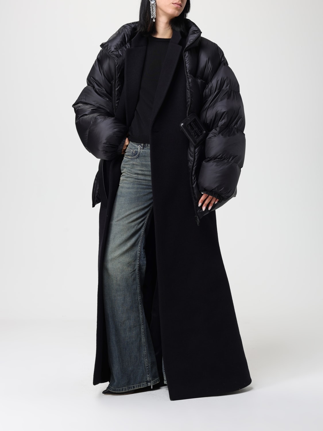 Balenciaga Jacket woman - Black | 850864TTO41 | GIGLIO.COM