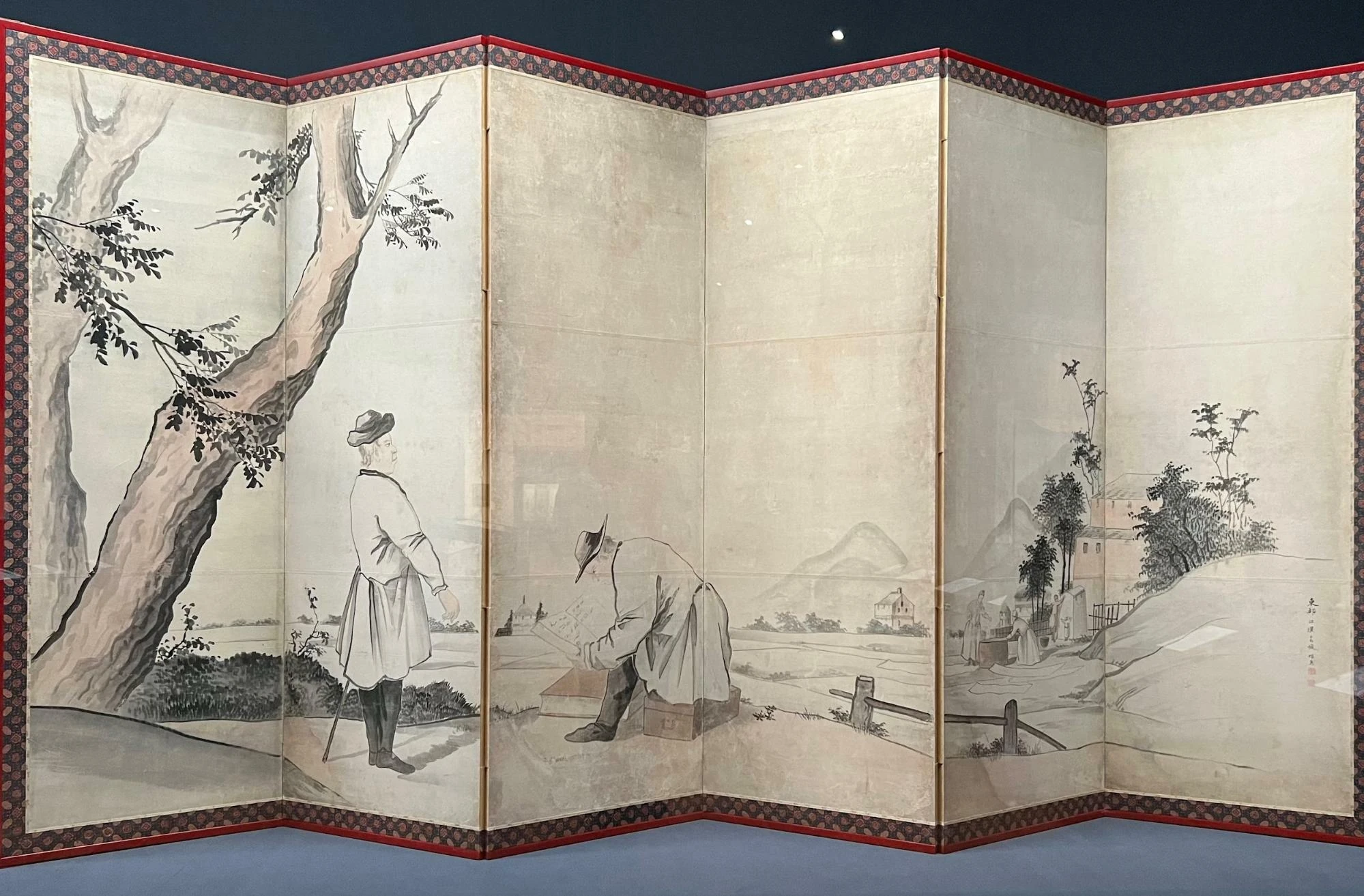 板橋区立美術館で無料で公開中、洋風画の大規模なコレクション