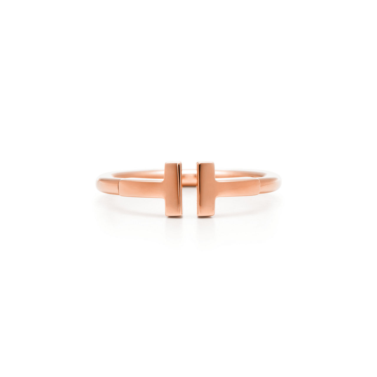 Tiffany T:Wire Ring in Rose Gold | Tiffany & Co. US