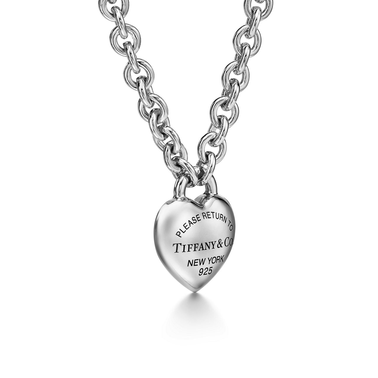 Return to Tiffany®:Full Heart Toggle Pendant in Sterling Silver