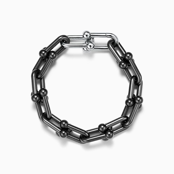 ティファニー ハードウェア リンク ブレスレット チタン ホワイト