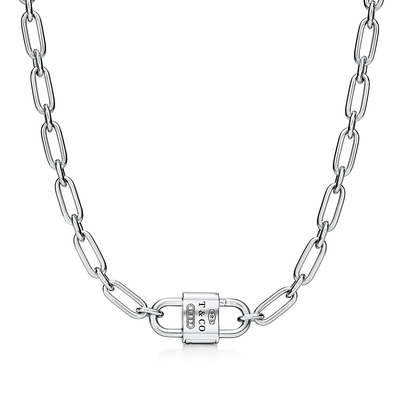 ティファニー 1837™ ダブル ロック ネックレス スターリングシルバー