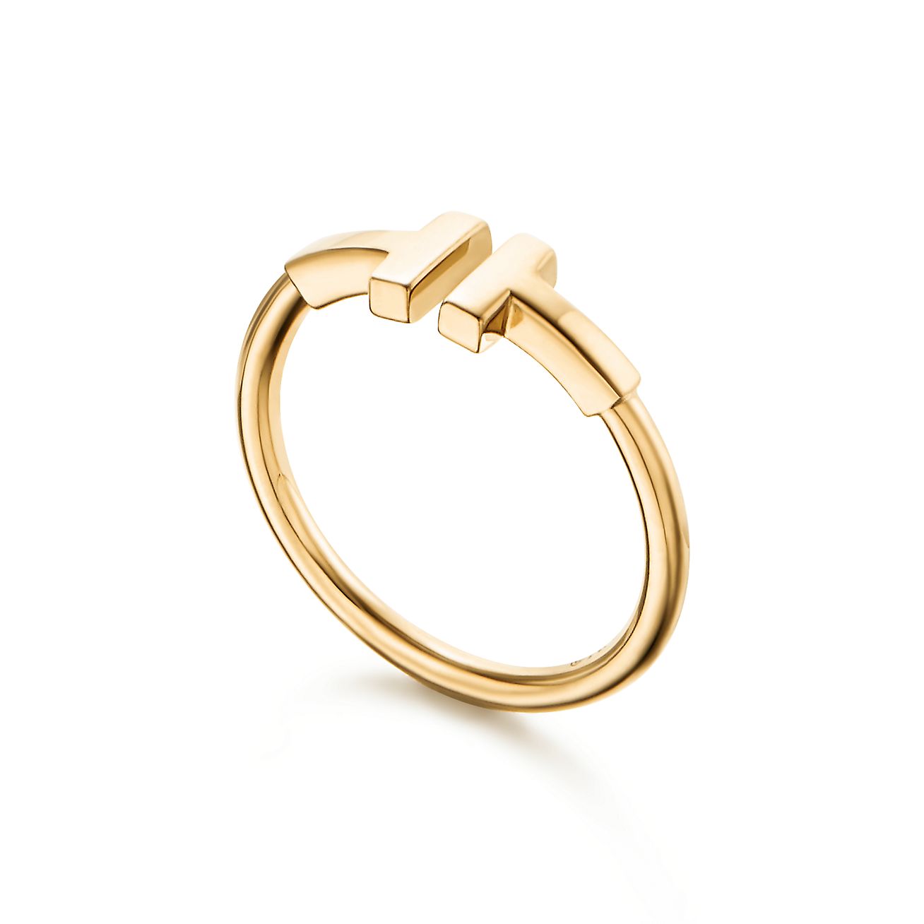 ティファニー T ワイヤー リング イエローゴールド | Tiffany & Co.
