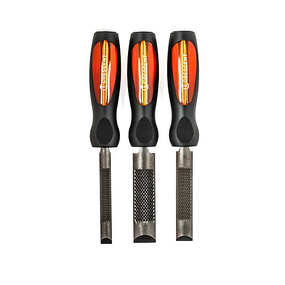 Nicholson Wood Chuck Assorted 4-in-1 Chisel and Rasp Set, 10 in
