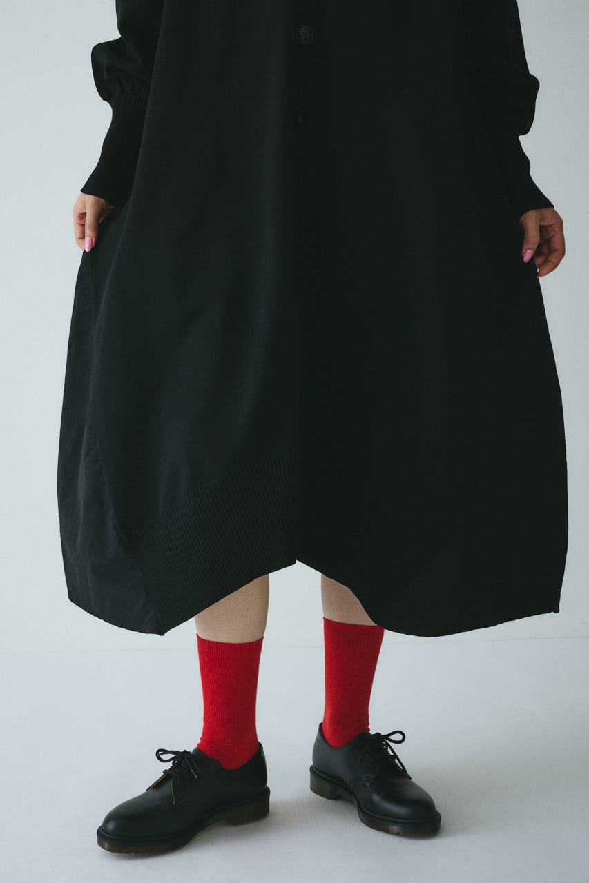 HeRIN.CYE | Docking knit cardigan (ワンピース(ミニ・ミディアム