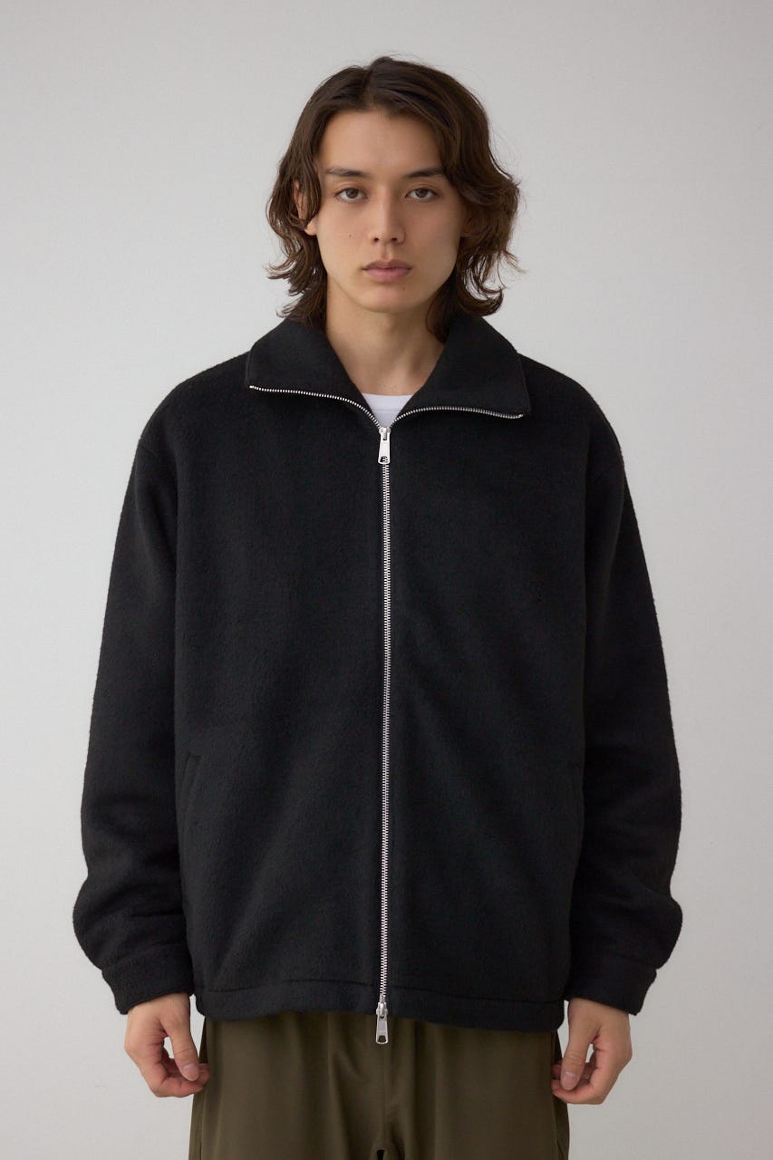 AZUL BY MOUSSY | 起毛スタンドカラージップアップブルゾン (ブルゾン