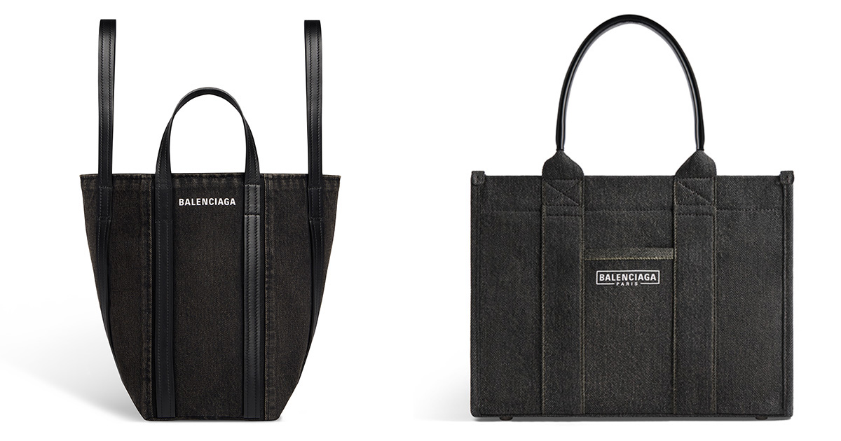 バレンシアガ」が日本限定のブラックデニム製バッグを発売 - WWDJAPAN