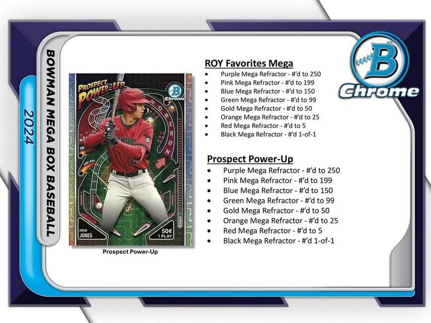 2024 Topps Bowman MLB Baseball Trading Cards Mega Box | GameStop