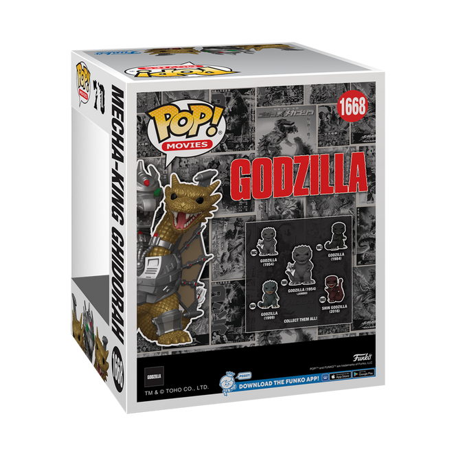 Funko POP! Super: Godzilla Mecha-King Ghidora 6.1-in Vinyl Figure