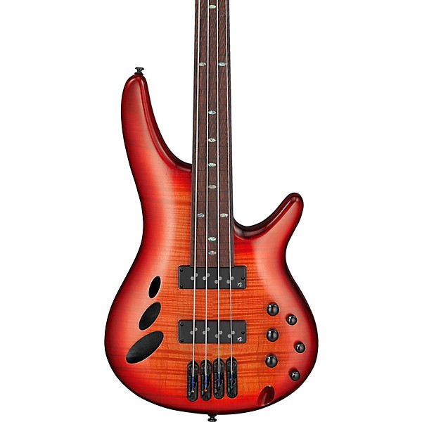 Ibanez SRD900F 4-String Fretless Electric Bass Guitar Brown Topaz