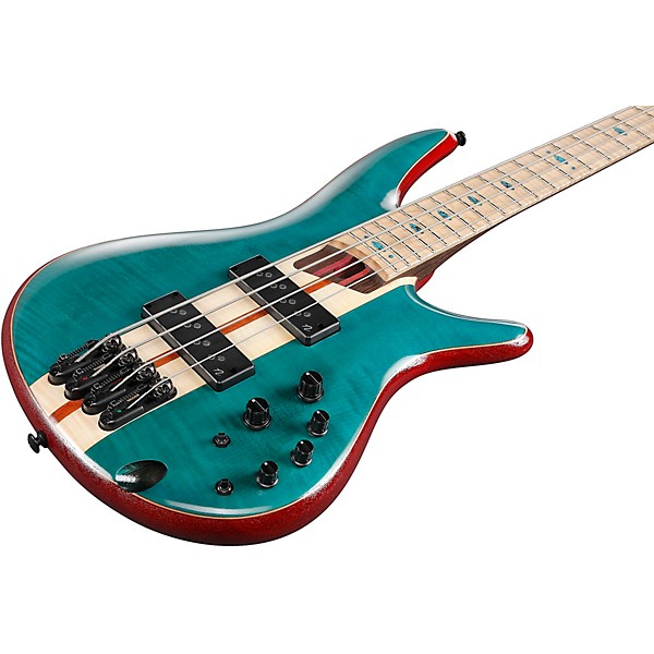 Ibanez Premium SR1420B 4-String Electric Bass Guitar Caribbean
