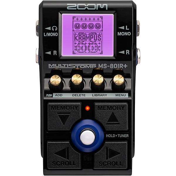 Zoom MS-80IR+ MultiStomp Pedal with Multi-Layer IR Technology