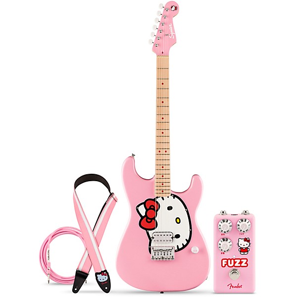 Fender x Hello Kitty Complete Guitar Package | Guitar Center