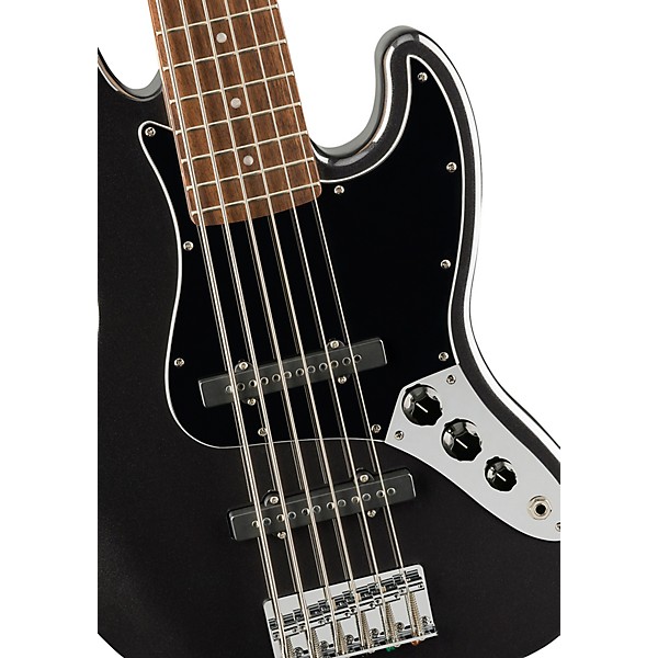 Squier Affinity Series Jazz Bass VI Black Metallic | Guitar Center