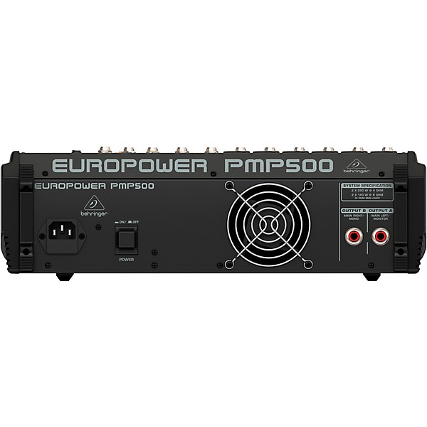 Behringer EUROPOWER PMP500 12-Channel Powered Mixer | Guitar Center