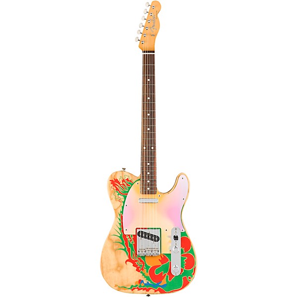 Open Box Fender Jimmy Page Telecaster Electric Guitar Natural