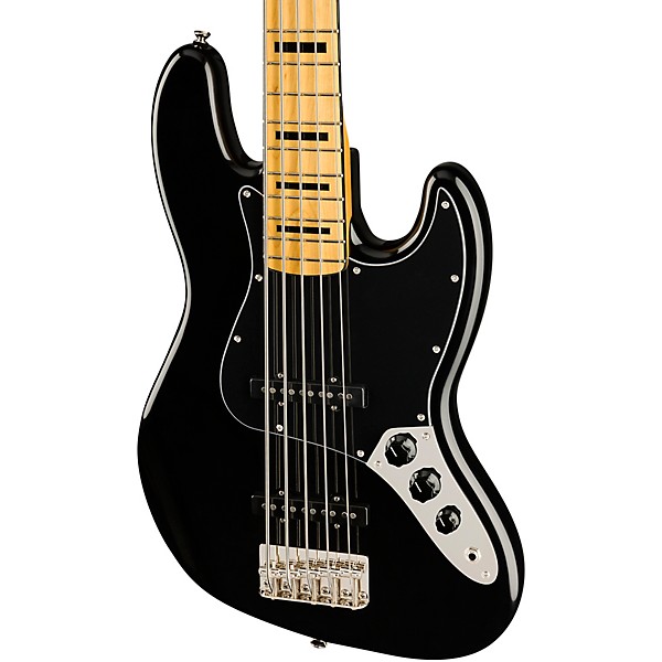 Squier Classic Vibe '70s Jazz Bass V 5-String Bass Guitar Black