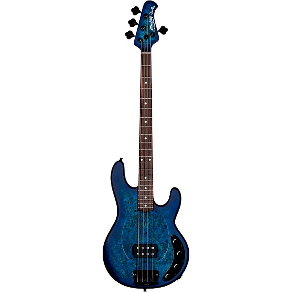 Sterling by Music Man StingRay RAY34 Burl Top Rosewood Fingerboard