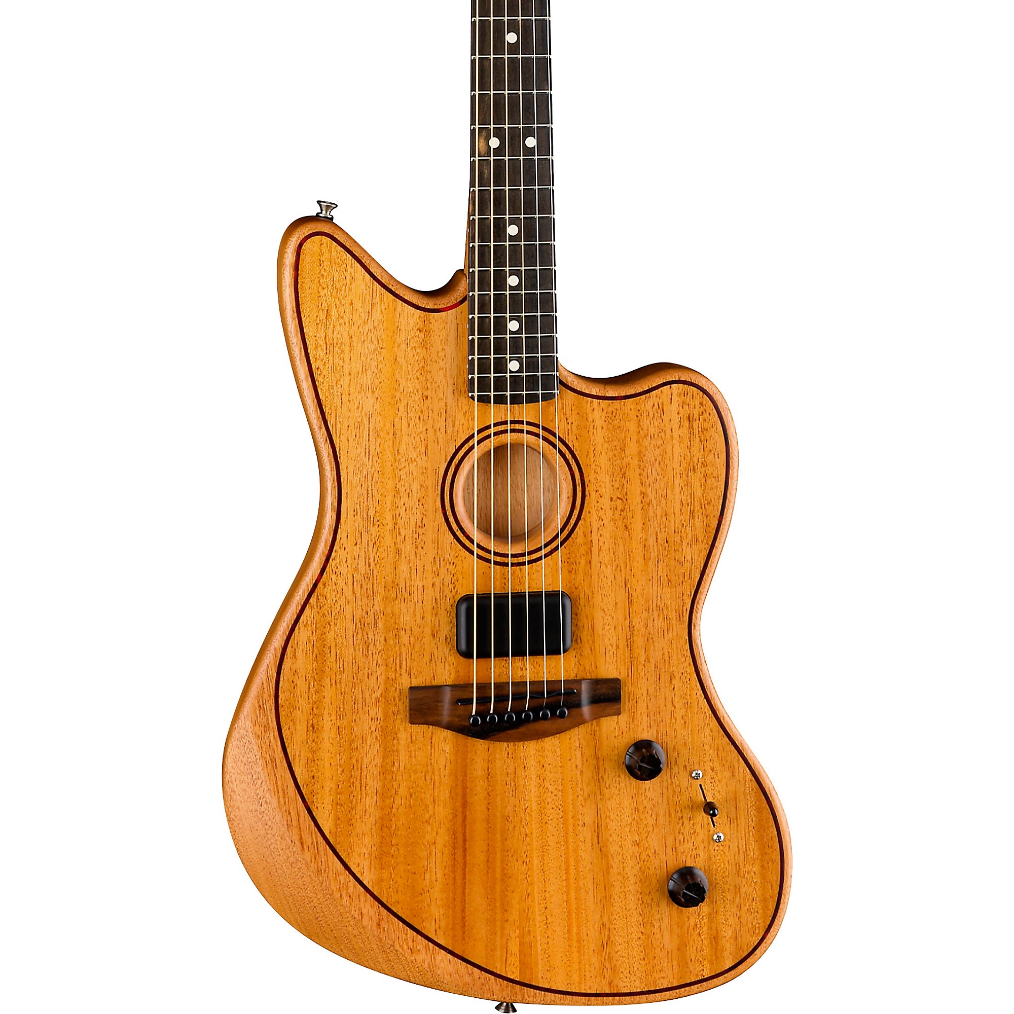 Fender American Acoustasonic Jazzmaster All-Mahogany Acoustic