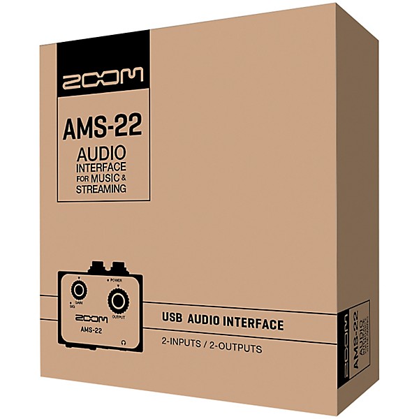 DTM・DAW AMS-22 ZOOM AUDIO INTERFACE Zoom AMS-22