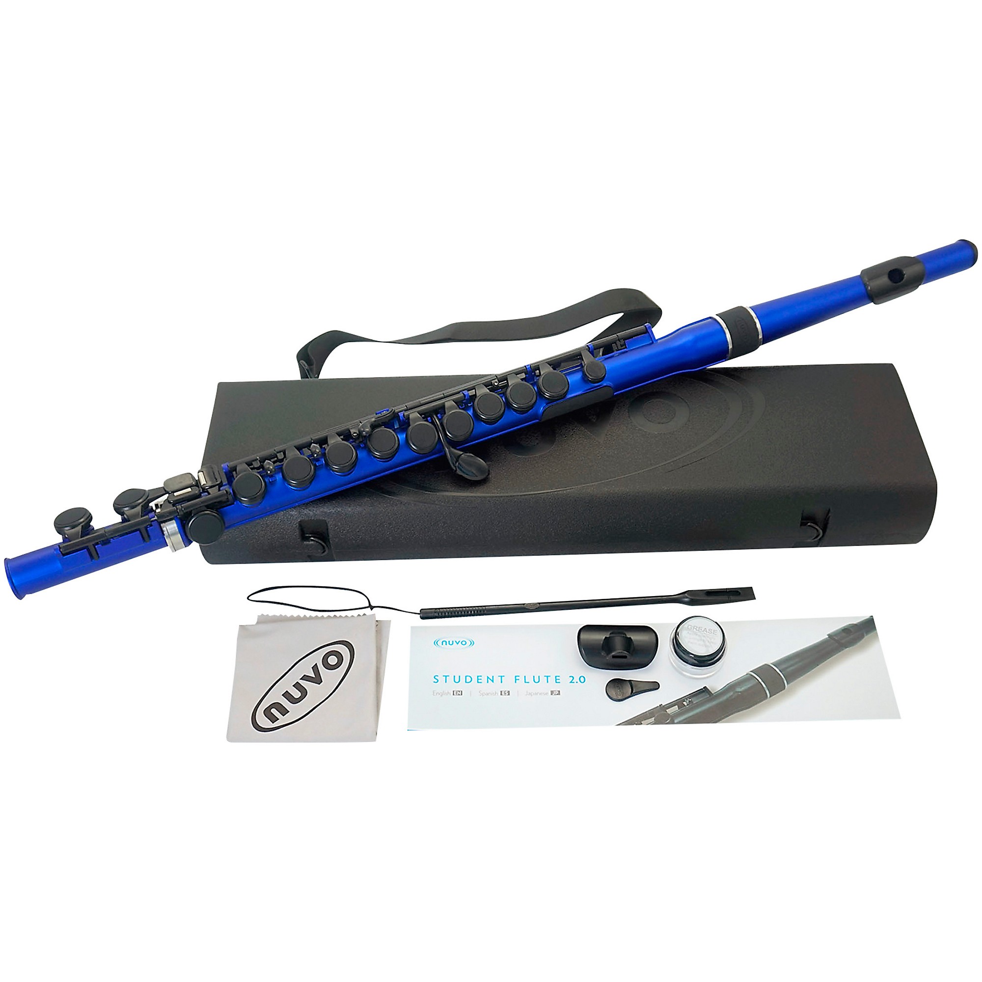 Nuvo Student Flute 2.0 Metallic Blue/Black | Guitar Center