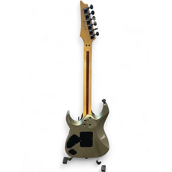 Used 2001 Ibanez RG570 RG Series GREY NICKEL Solid Body Electric