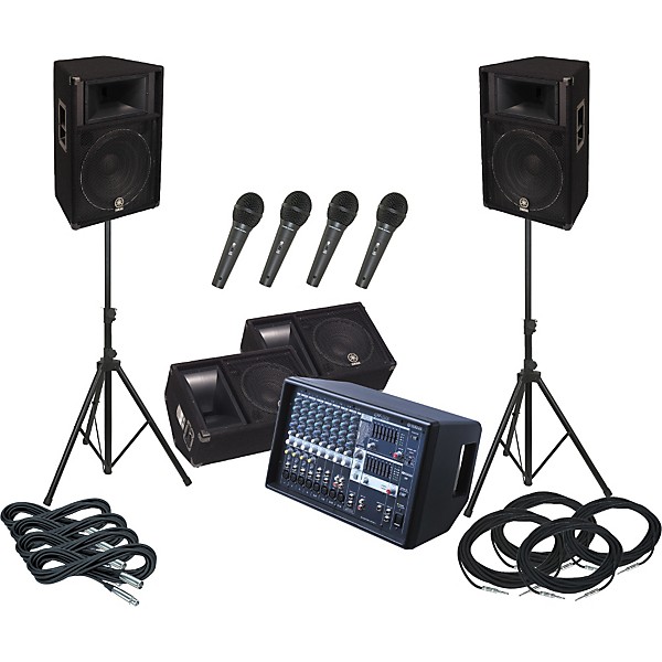Yamaha EMX512SC / S115V PA Package with Monitors | Guitar Center