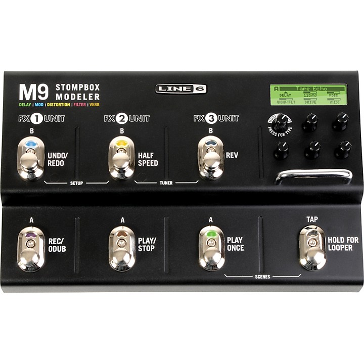 Open Box Line 6 M9 Stompbox Modeler Guitar Multi-Effects Pedal