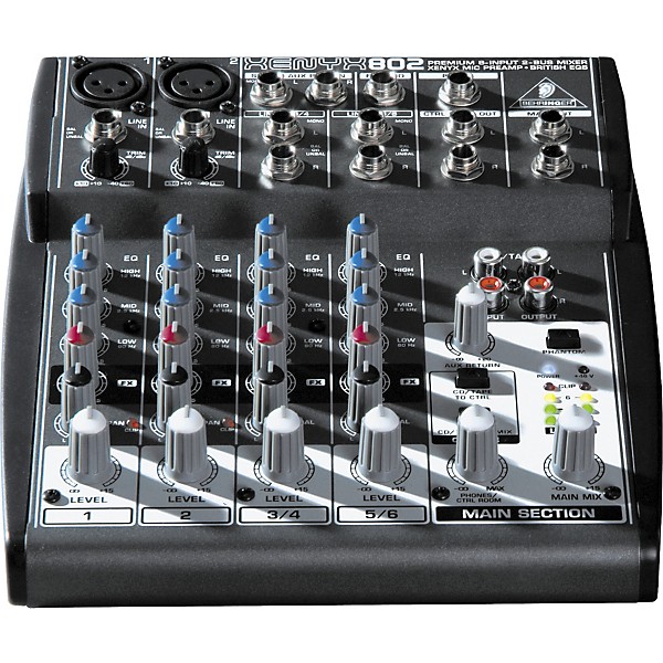 Behringer XENYX 802 Mixer | Guitar Center
